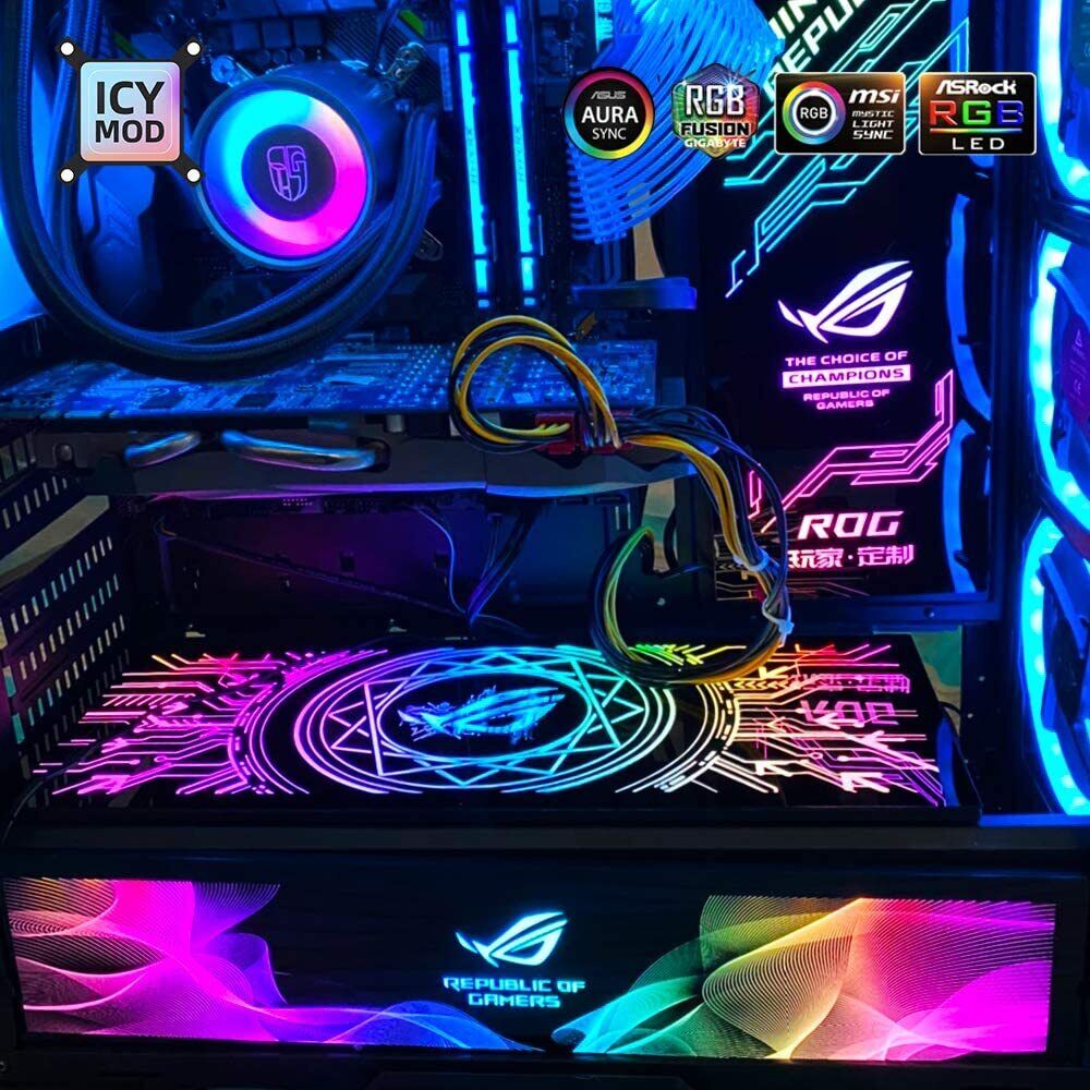 How to customize your gaming computer case with an ARGB light panel 2