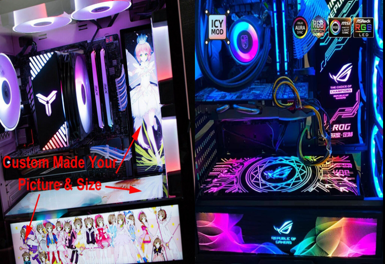Custom Anime Image and ARGB Light Board Size Review: A Unique and Vibrant Way to Decorate Your Computer Case