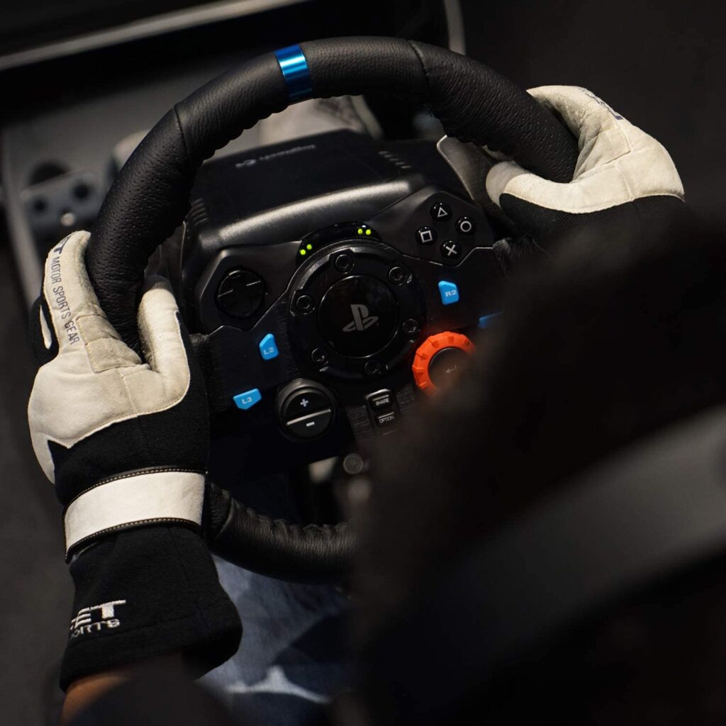 Logitech G29 Racing Wheel with Force Feedback and Stainless Steel Paddle Shifters for PS5, PS4, PC, Mac 2