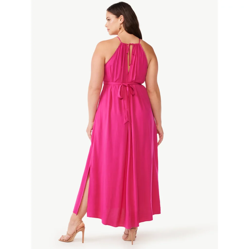 Sofia Jeans Plus Size Empire Halter Maxi Dress 2