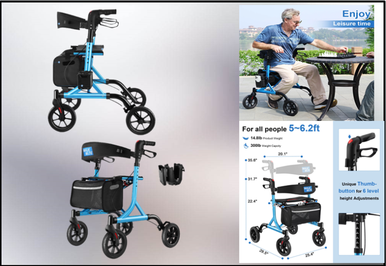 How to Choose the Best Drive Walkers for Seniors with Seat