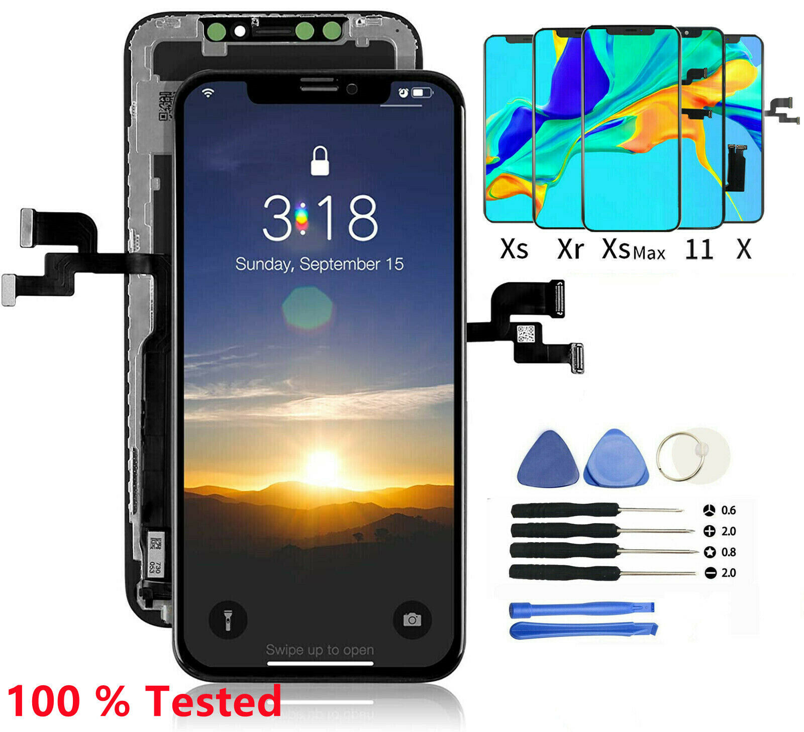 iPhone X XR Max 11 12 13 Pro OLED LCD Touch Screen Replacement 7