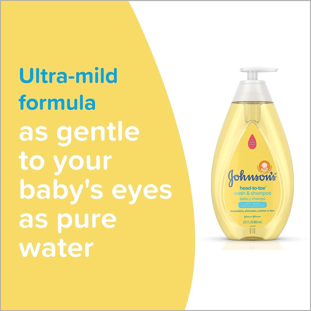 Johnson’s Head-To-Toe Baby Body Wash & Shampoo 3