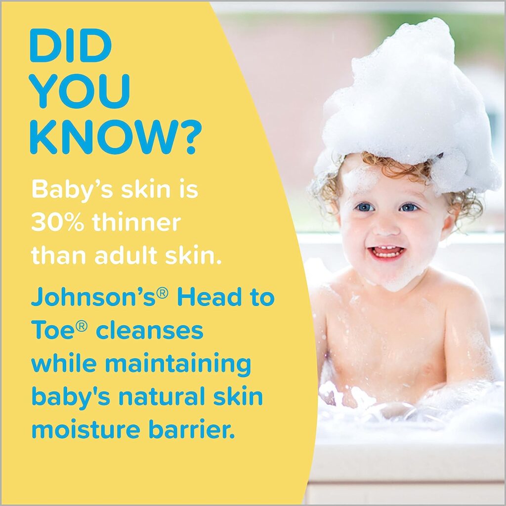 Johnson’s Head-To-Toe Baby Body Wash & Shampoo 4