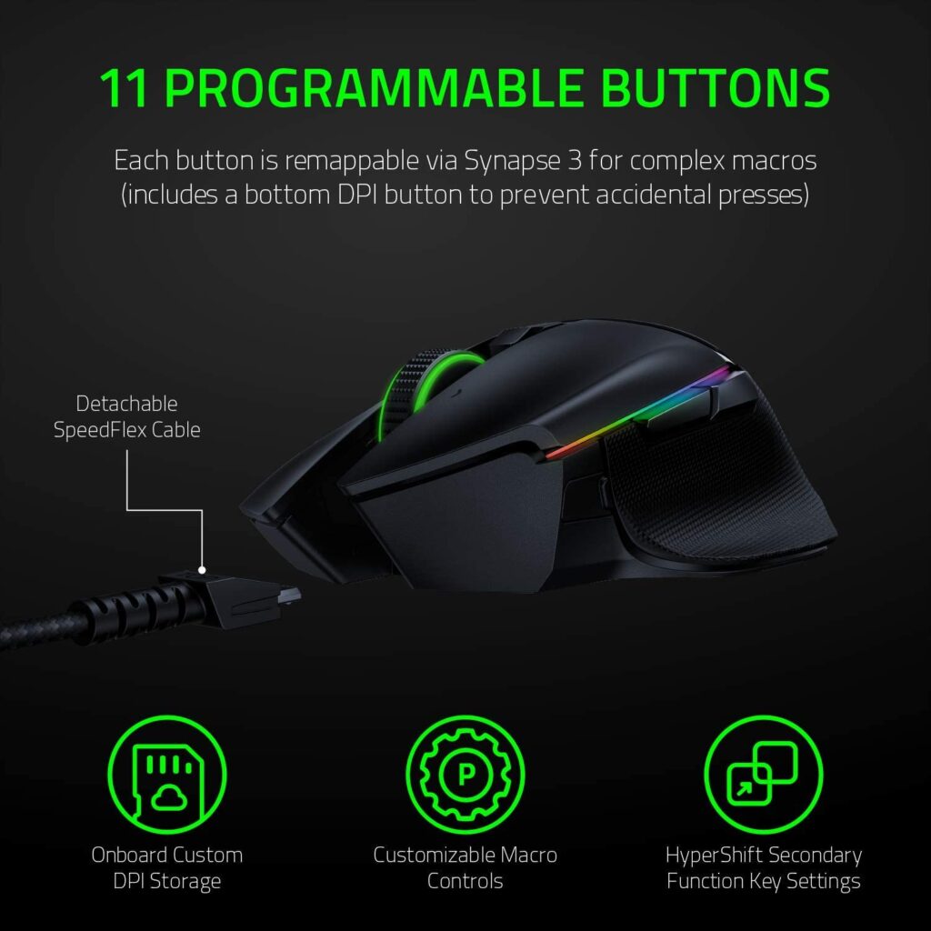 Razer Basilisk Ultimate HyperSpeed Wireless Gaming Mouse 4