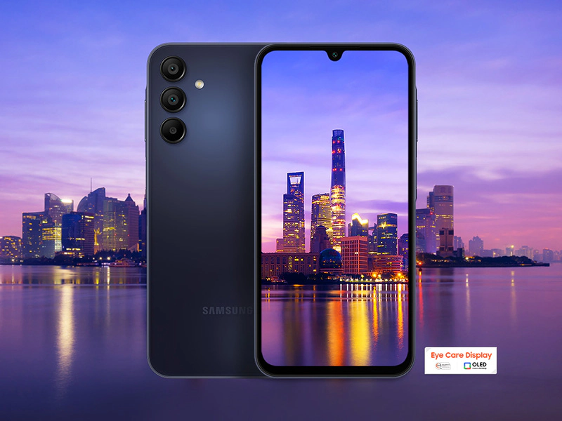 SAMSUNG Galaxy A15 5G and Galaxy Buds FE Graphite